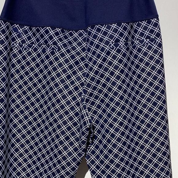 Puma Pwrshape Women's Blue White Checkered Activewear Golf Pants Size XL NWT - Picture 9 of 11